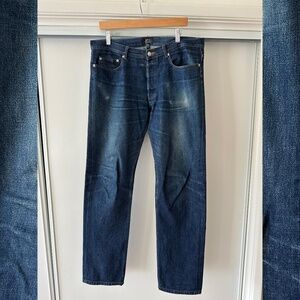 A.P.C. New Standard 14.5oz Japanese Selvedge Raw Denim size 34